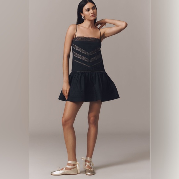 NWOT Maeve Sleeveless Square-Neck Lace Mix
Mini Dress Sz XL - Picture 2 of 4